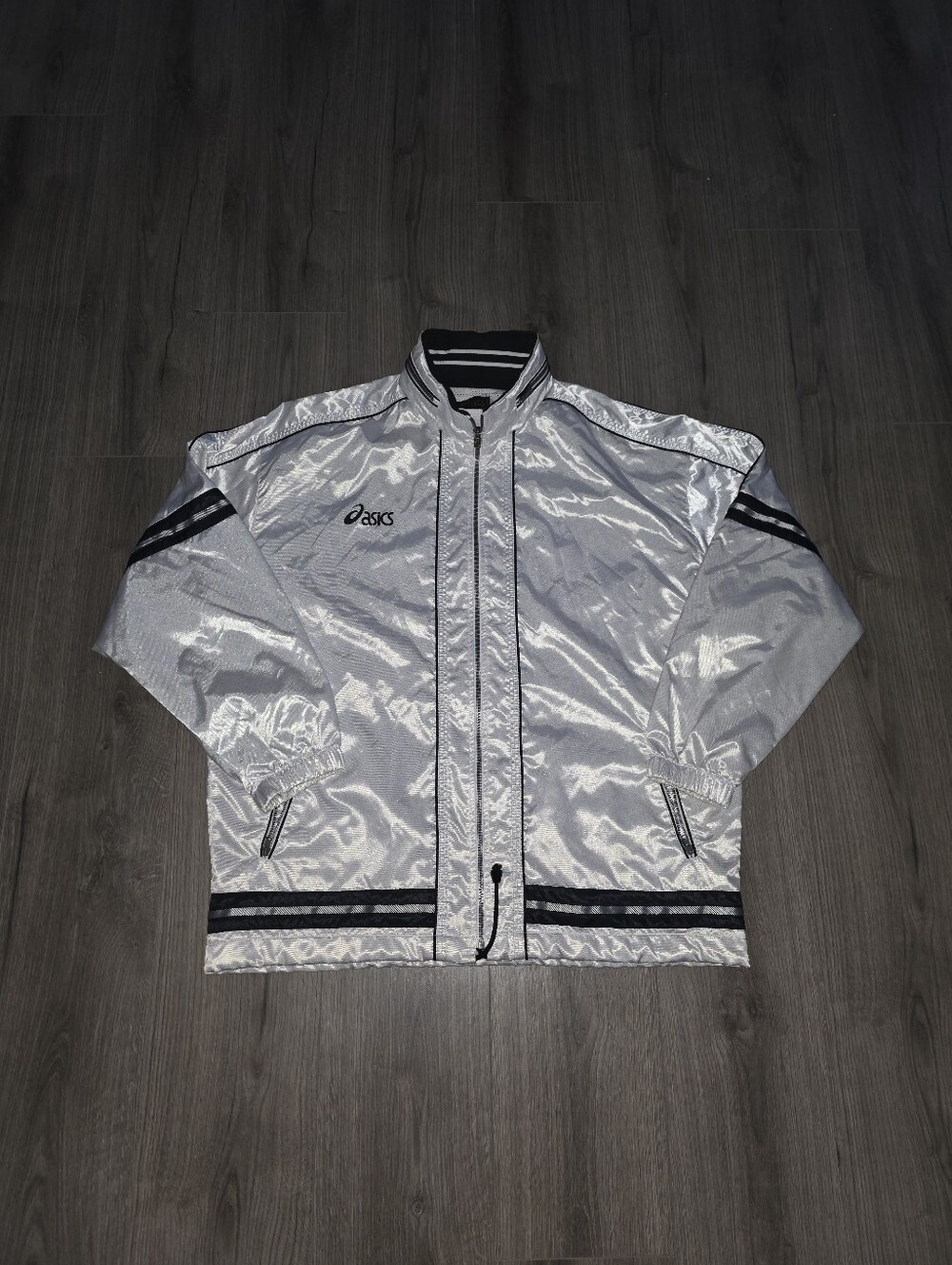Vintage Asics Windbreaker Jacker Mens Size 2XL